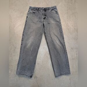 VTG Pepsi Jeans USA Made Men's 36 (32x28.5) Gray Distressed